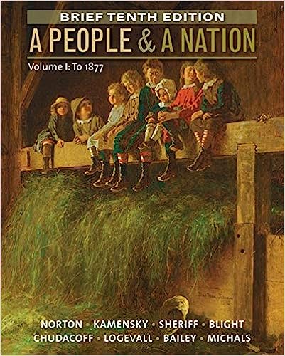 A People and a Nation, Volume I to 1877
