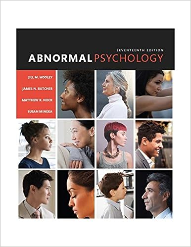 Abnormal Psychology 17th Edition