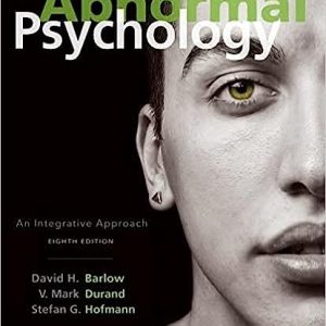 Abnormal Psychology An Integrative Approach