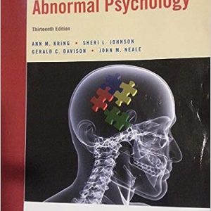 Abnormal Psychology The Science And Treatment Of Psychological Disorders