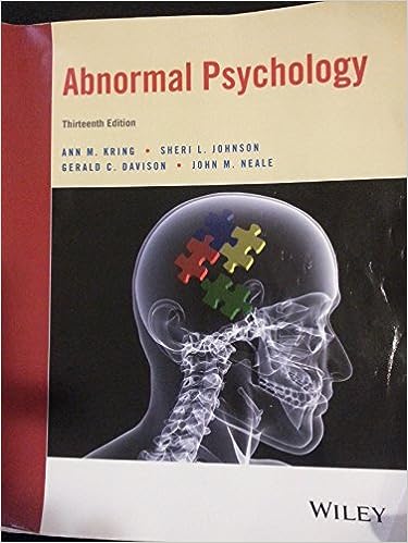 Abnormal Psychology The Science And Treatment Of Psychological Disorders