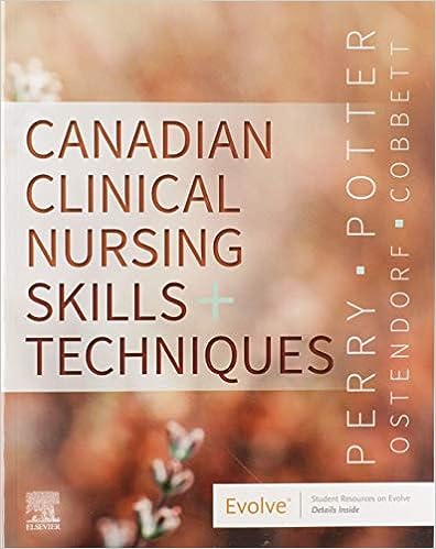 Canadian Clinical Nursing Skills and Techniques