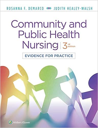 Community Public Health Nursing Evidence for Practice