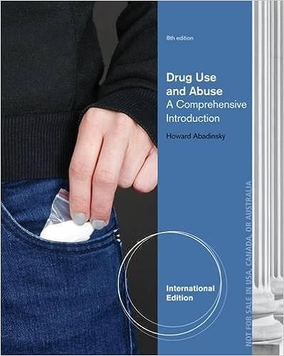 Drug Use and Abuse A Comprehensive Introduction International