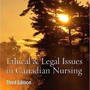 Ethical Legal Issues Canadian Nursing