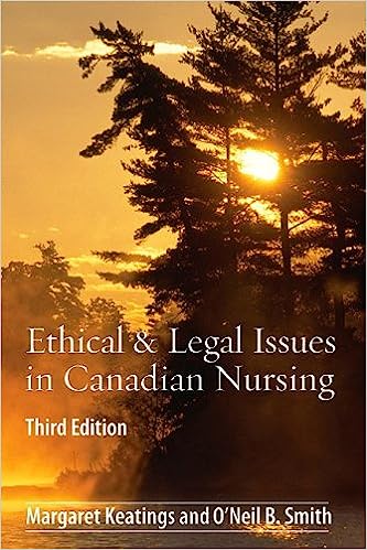 Ethical Legal Issues Canadian Nursing