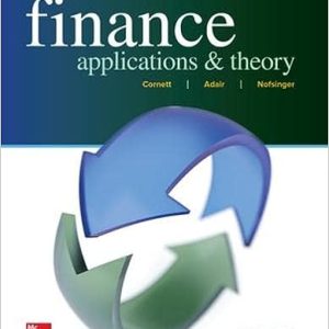 Finance Applications and Theory 4th Ed