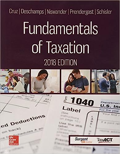 Fundamentals of Taxation 2018