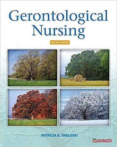 Gerontological Nursing The Essential Guide to Clinical Practice