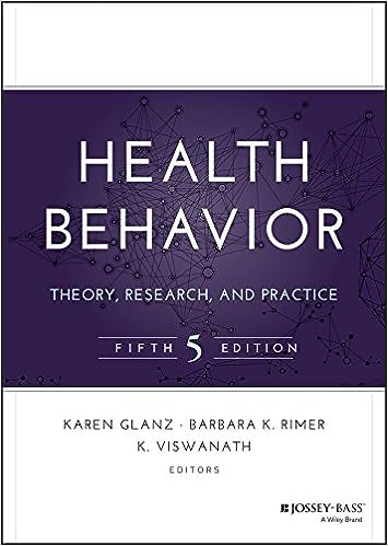Health Behavior And Health Education Theory Research And Practice