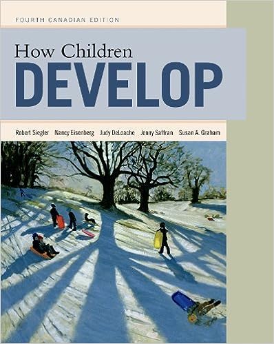 How Children Develop 4th Canadian Edition