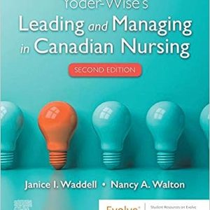 Leading and Managing in Canadian Nursing