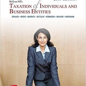 Taxation of Business Entities 2019 Edition