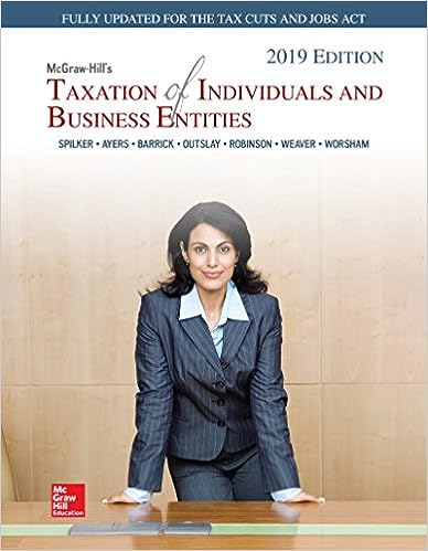 Taxation of Business Entities 2019 Edition