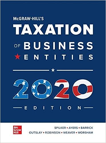 Taxation of Business Entities 2020