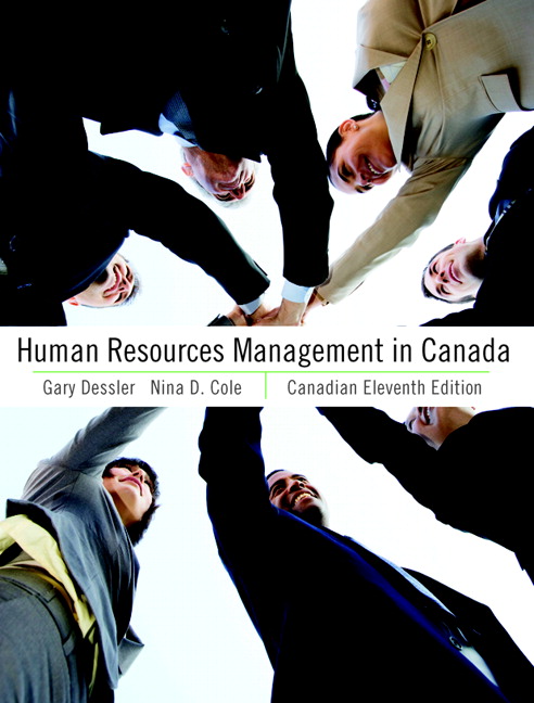 HUMAN RESOURCES MANAGEMENT IN CANADA CANADIAN EDITION 11TH EDITION - TEST BANK