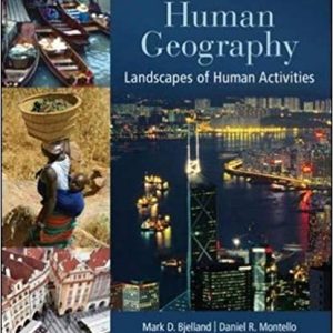 Human Geography Landscapes of Human Activities 12th Edition By Bjelland - Test Bank