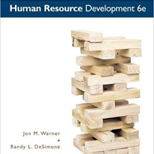 Human Resource Development 6th Edition by Jon M. Werner - Test Bank