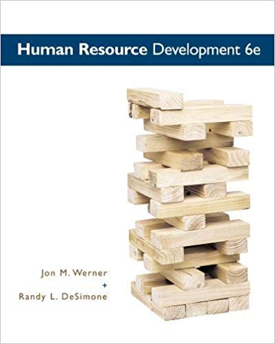Human Resource Development 6th Edition by Jon M. Werner - Test Bank