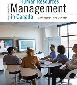 Human Resources Management in Canada 13th Canadian Edition By Gary - Test Bank