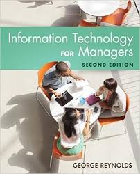 Information Technology For Managers 2nd Edition By George Reynolds - Test Bank