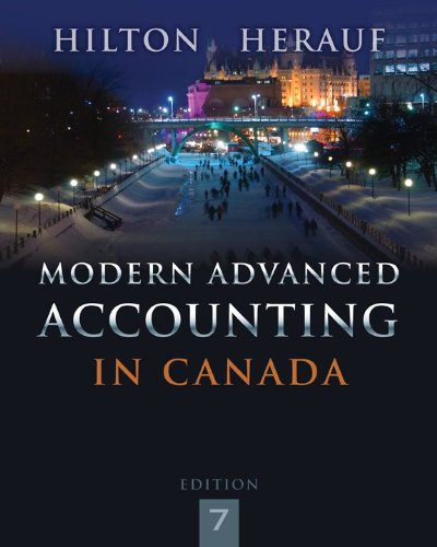 Solution Manual for Modern Advanced Accounting in Canada 7th Edition