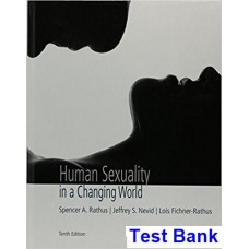 Human Sexuality in a Changing World 10th Edition Rathus - Test Bank