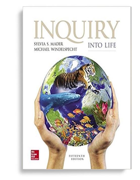 Inquiry Into Life 15Th Edition By Sylvia Mader - Test Bank
