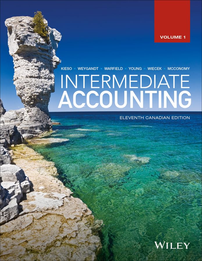 Intermediate Accounting Volume 1, 11th Canadian Edition by Bruce J. McConomy - Test Bank