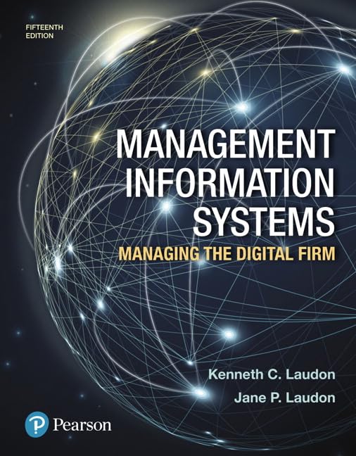 Management Information Systems Managing the Digital Firm 15th Edition - Test Bank