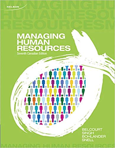 Managing Human Resources 8th Canadian Edition By Monica Belcourt - Test Bank