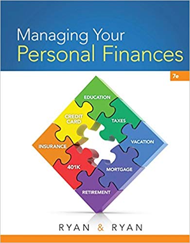 Managing Your Personal Finances 7th Edition by Joan S. Ryan - Test Bank