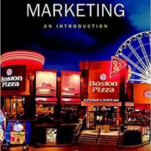 Marketing An introduction 6th Canadian Edition - Test Bank