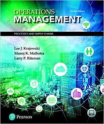 Operations Management Processes And Supply Chains