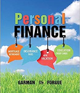 Personal Finance 12th Edition