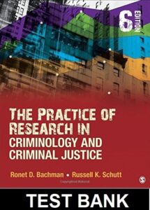 Practice of Research In Criminology And Criminal Justice