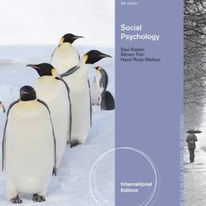 Social Psychology International Edition 9th Edition by Saul Kassin - Test Bank