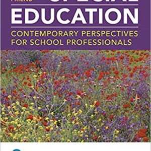 Test Bank For Special Education Contemporary Perspectives for School Professionals 5Th edition