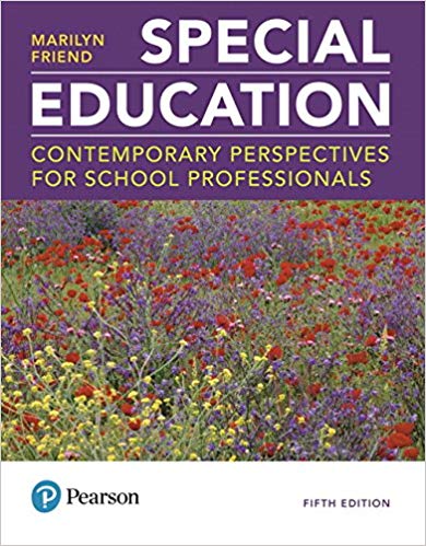 Test Bank For Special Education Contemporary Perspectives for School Professionals 5Th edition