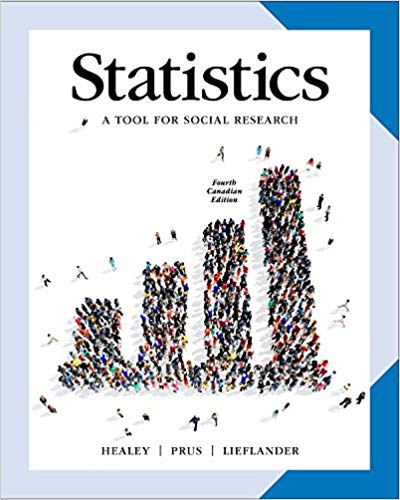 Statistics A Tool For Social Researchers in Canada 4Th Edition - Test Bank