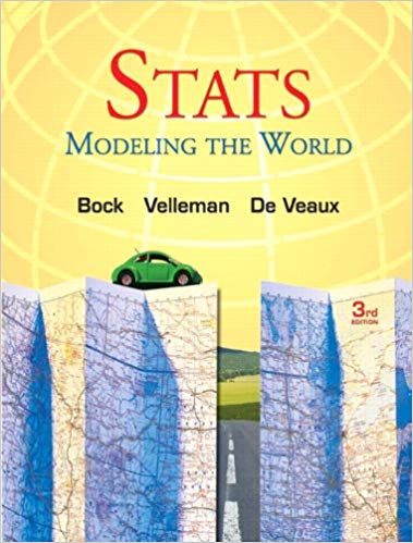 Stats Modeling the World 3rd Edition By David E. Bock - Test Bank