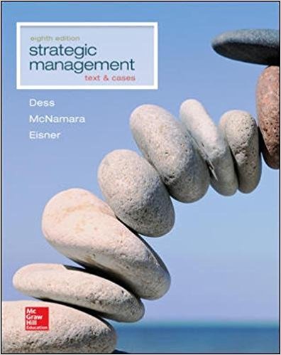 Strategic Management 8Th Edition By Dess -Test Bank