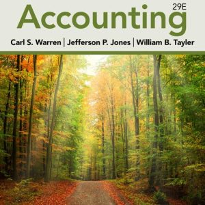 Solution Manual For Accounting 29th Edition by Carl Warren