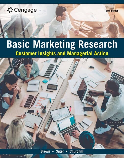 Test Bank For Basic Marketing Research Customer Insights and Managerial Action 10th Edition