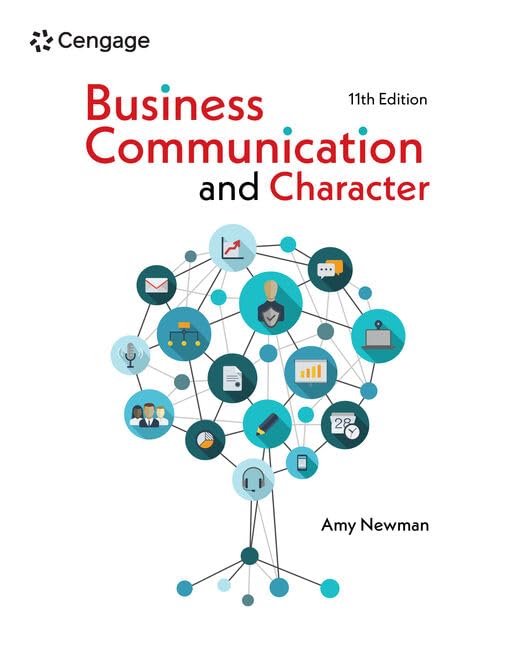 Test Bank For Business Communication and Character 11th Edition