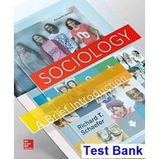 Sociology A Brief Introduction 11th Edition By Schaefer - Test Bank
