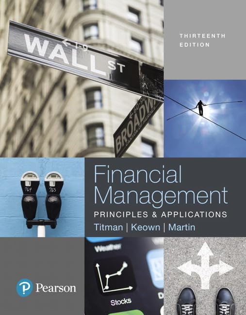 Financial Management Principles And Applications 13th Edition By John h. Marti