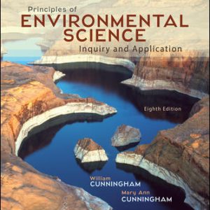 Principles of Environmental Science 8Th edition By William Cunningham - Test Bank