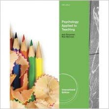 Psychology Applied to Teaching 13th Edition International by Jack Snowman - Test Bank