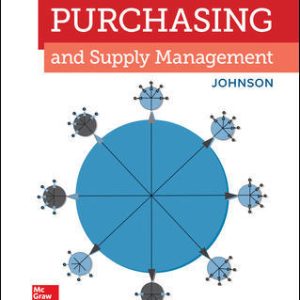 Purchasing And Supply Management 16Th Edition By P. Fraser Johnson - Test Bank
